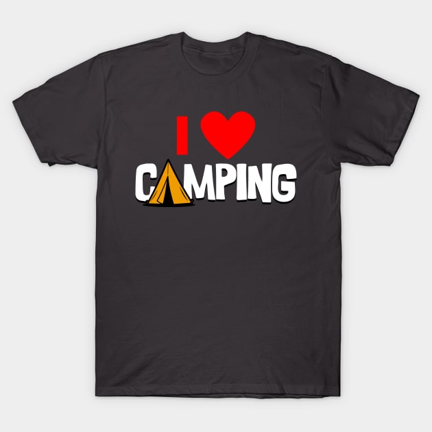 Camping Lover Hiking Outdoor Mountaineer Adventure Slogan T-Shirt by BoggsNicolas